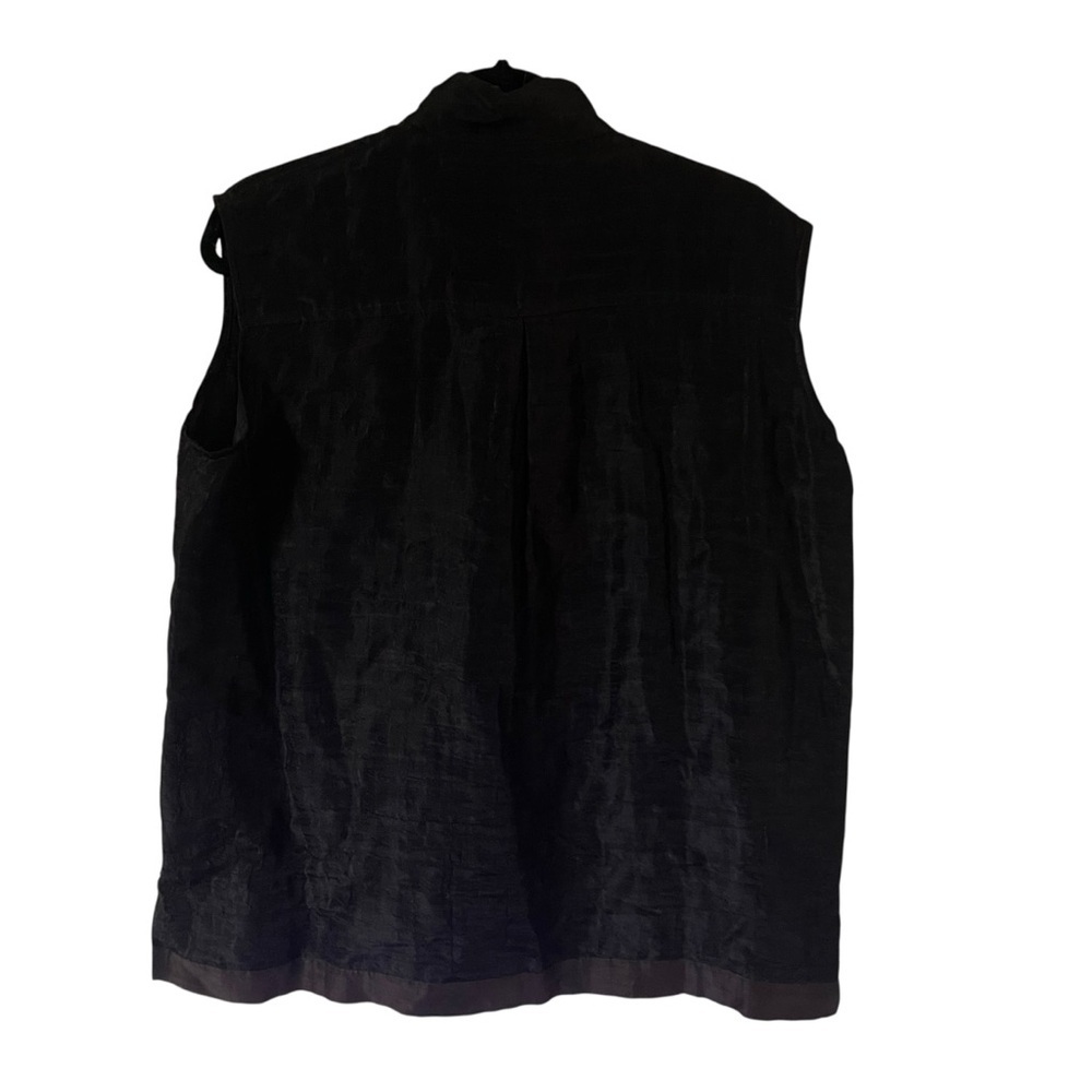 Eskandar Neiman Marcus Brown Textured Regular Fit Outerwear Women Vest Size 1 View 4